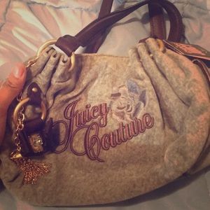 Juicy couture grey purse